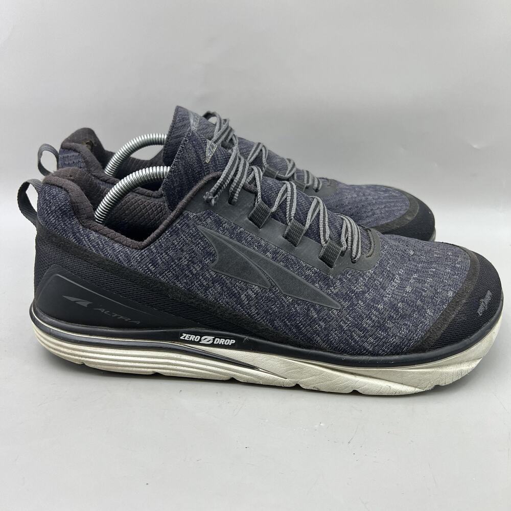 Altra Torin 3.5 Knit Running Shoes Men Size 12.5 Black Gray Comfort Low Sneakers - Picture 1 of 9